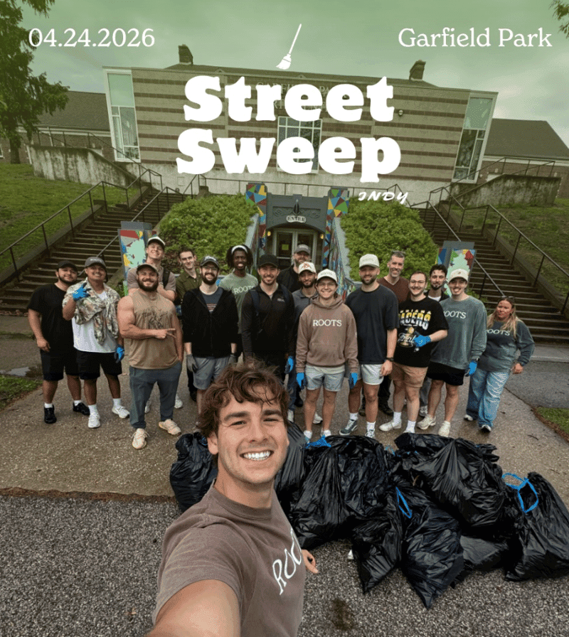 Ian on an Indy Street Sweep